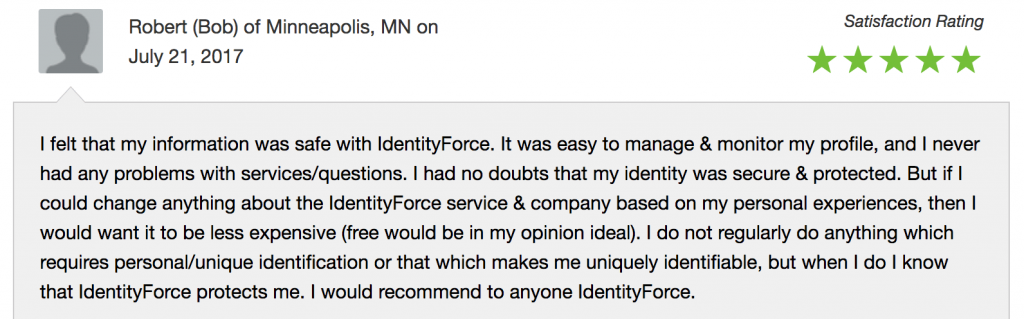 identity force reviews 